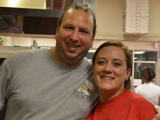 Inside Pizza al Bacio