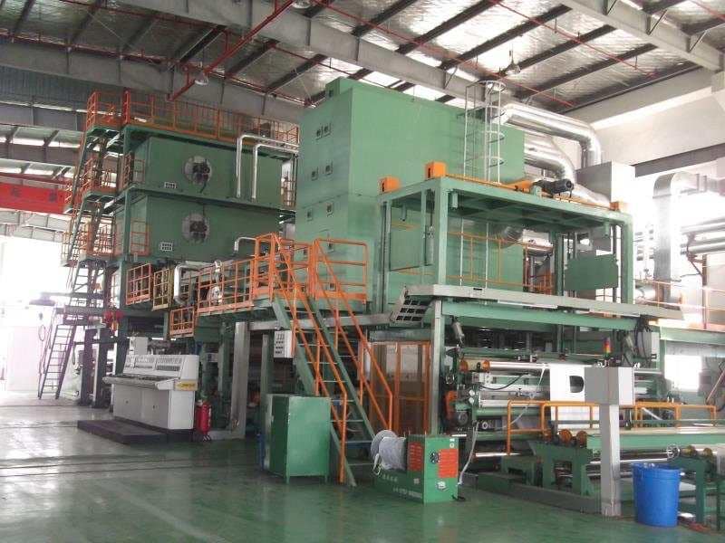 Knife over roll coating machine
