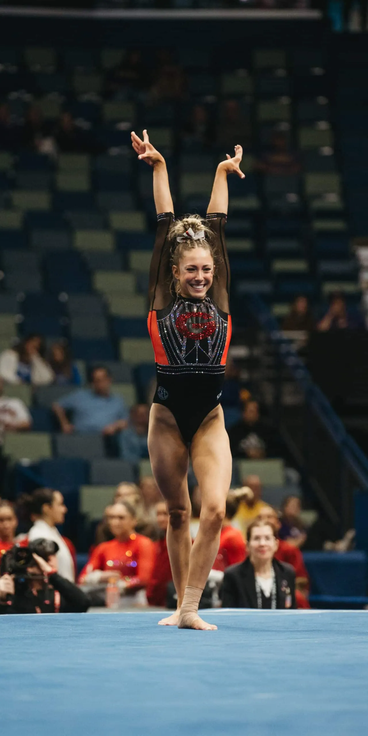 Lily Smith on floor