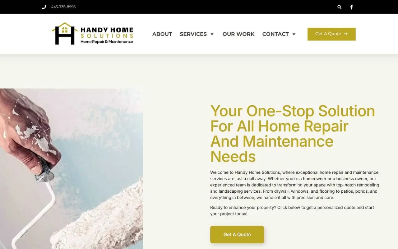 Website design portfolio example