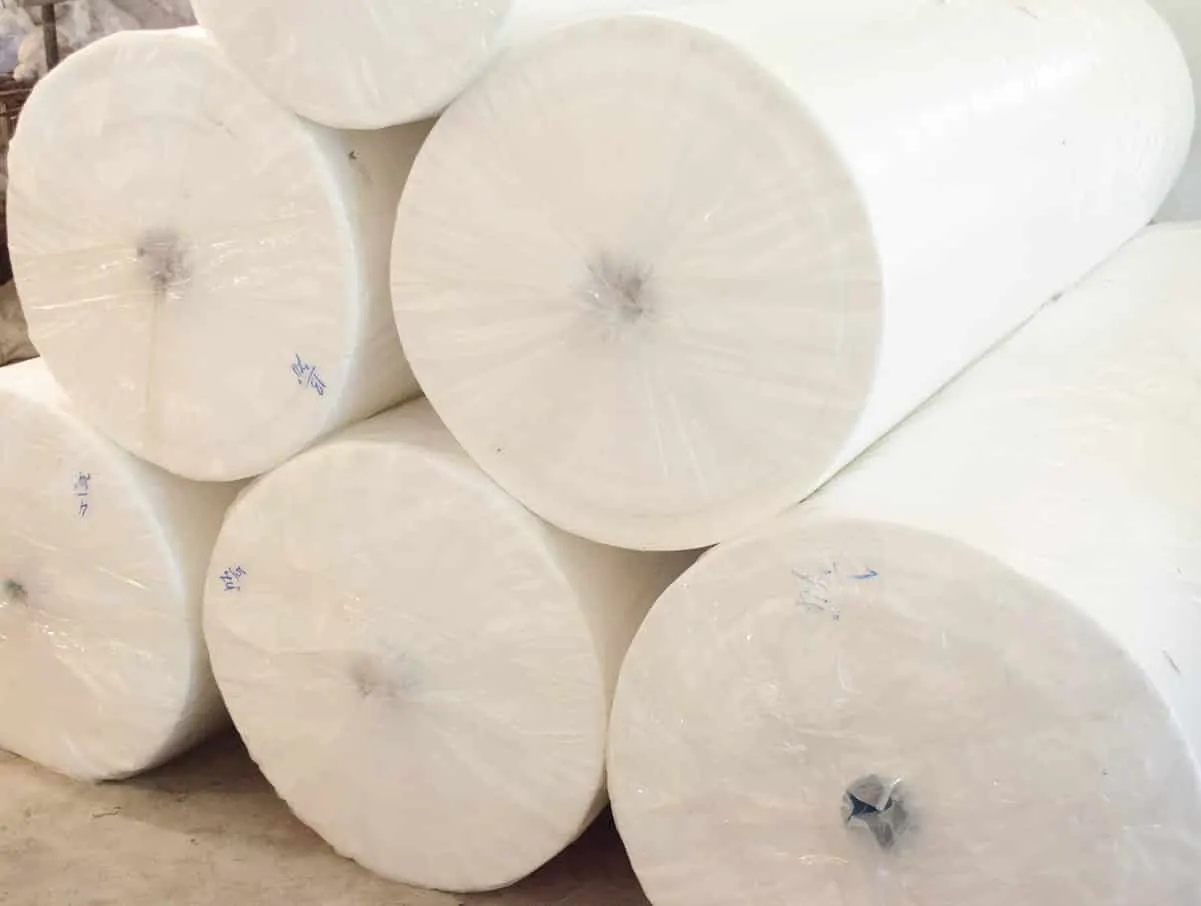 Rolls of Thai Novatex industrial textiles