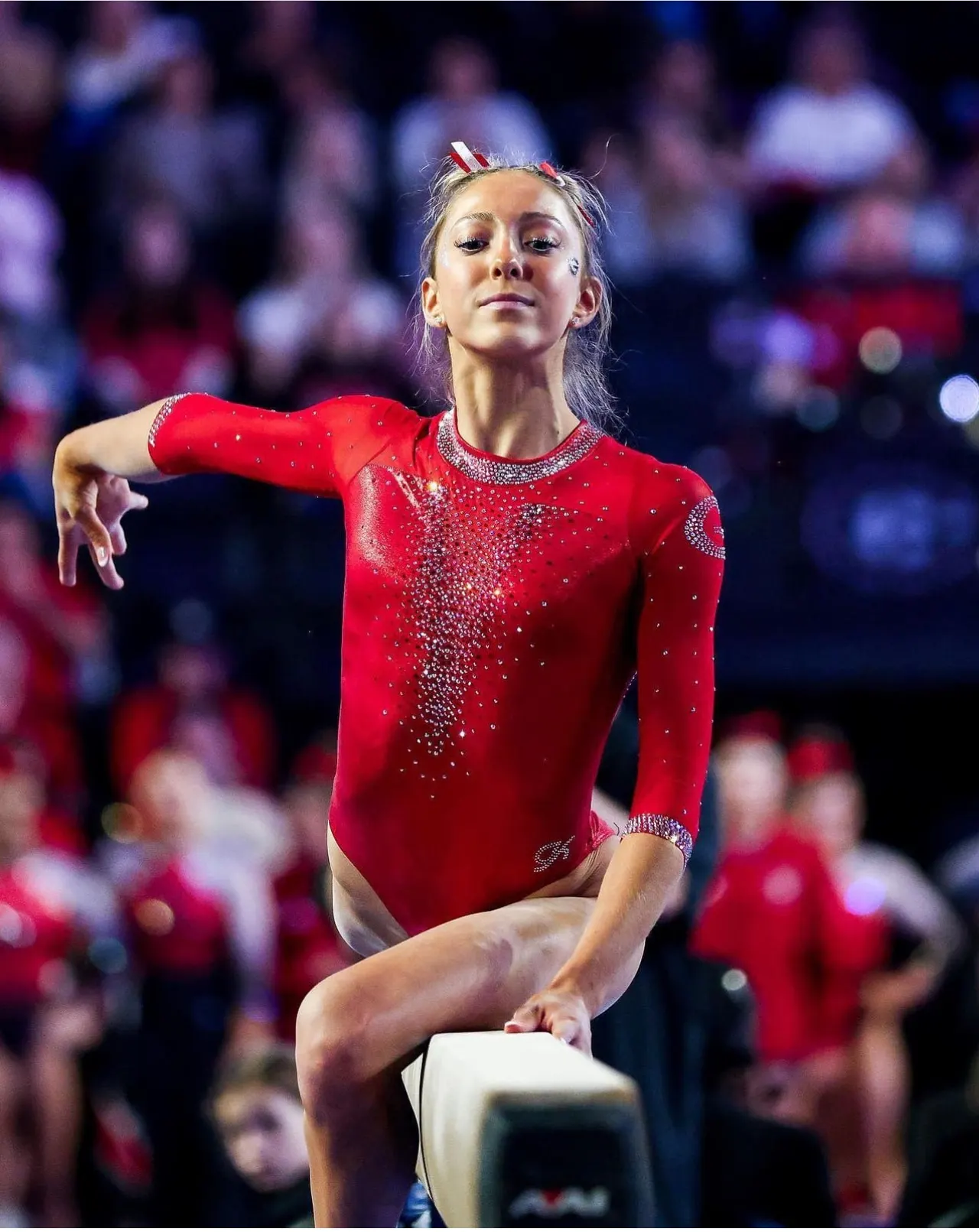 Lily Smith on beam