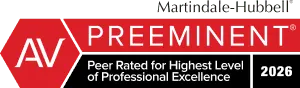 Martindale-Hubbell AV Preeminent — Raymond Hedger
