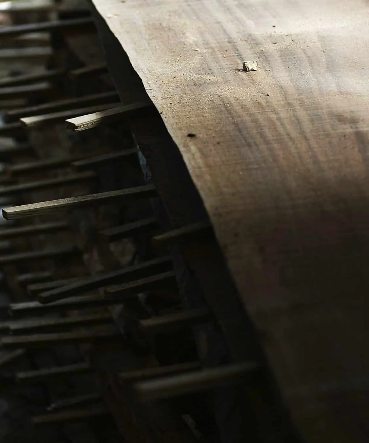 Stacked lumber drying