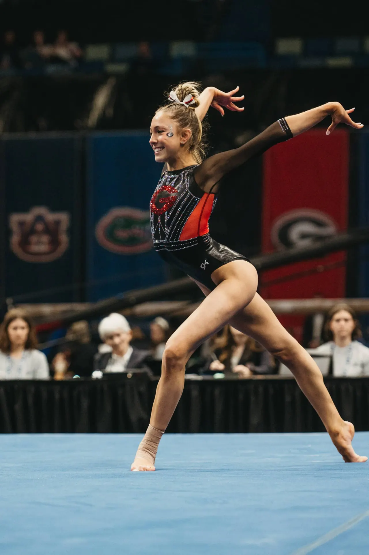 Lily Smith on floor