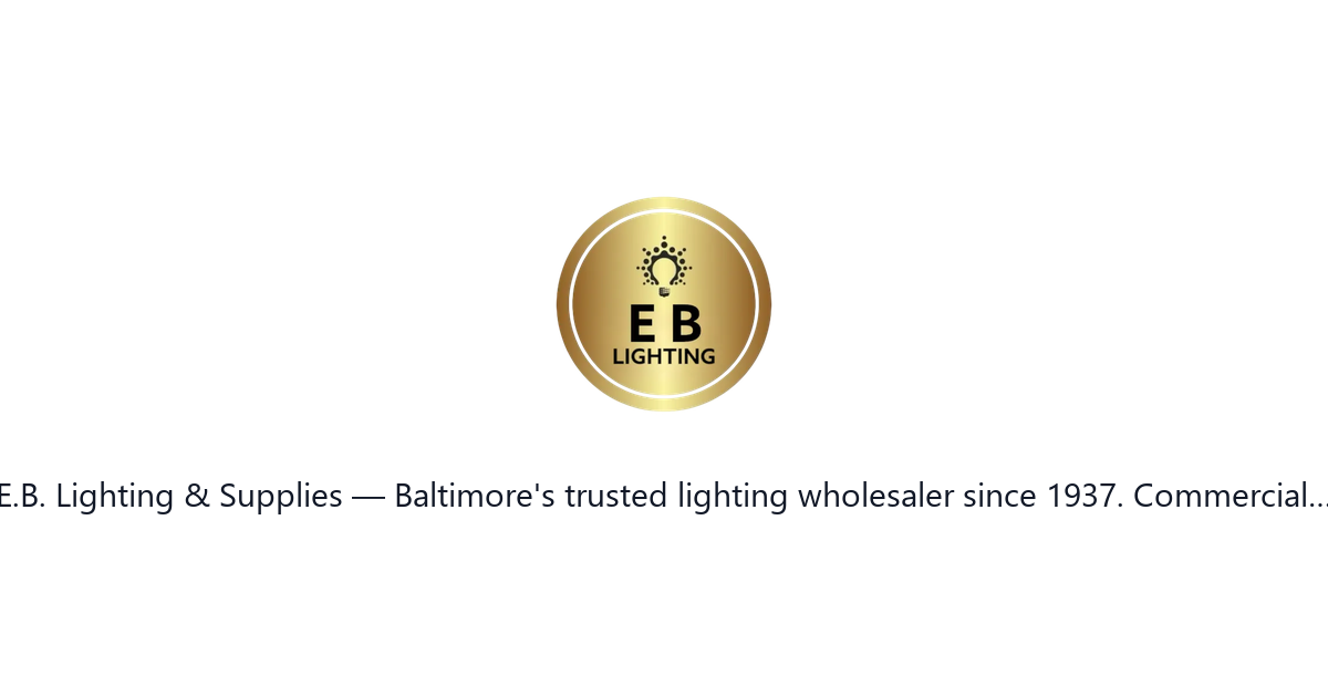 E.b. Lighting & Supplies, Inc