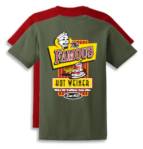 Famous Hot Weiner T-Shirt