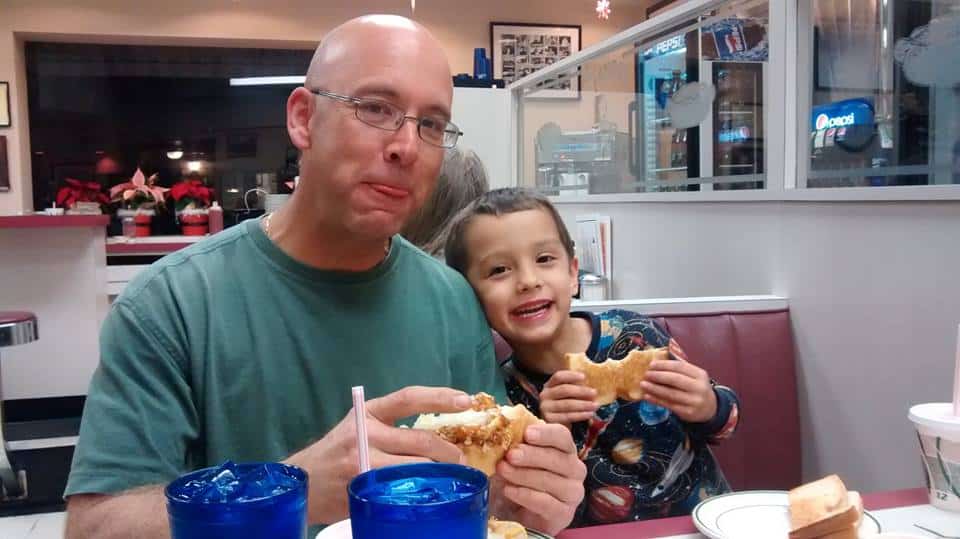Customer at Famous Hot Weiner
