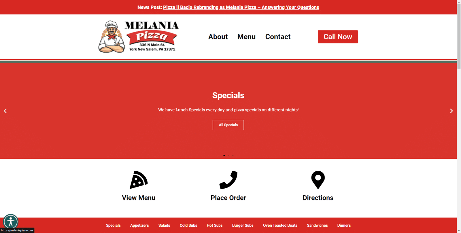 Melania Pizza