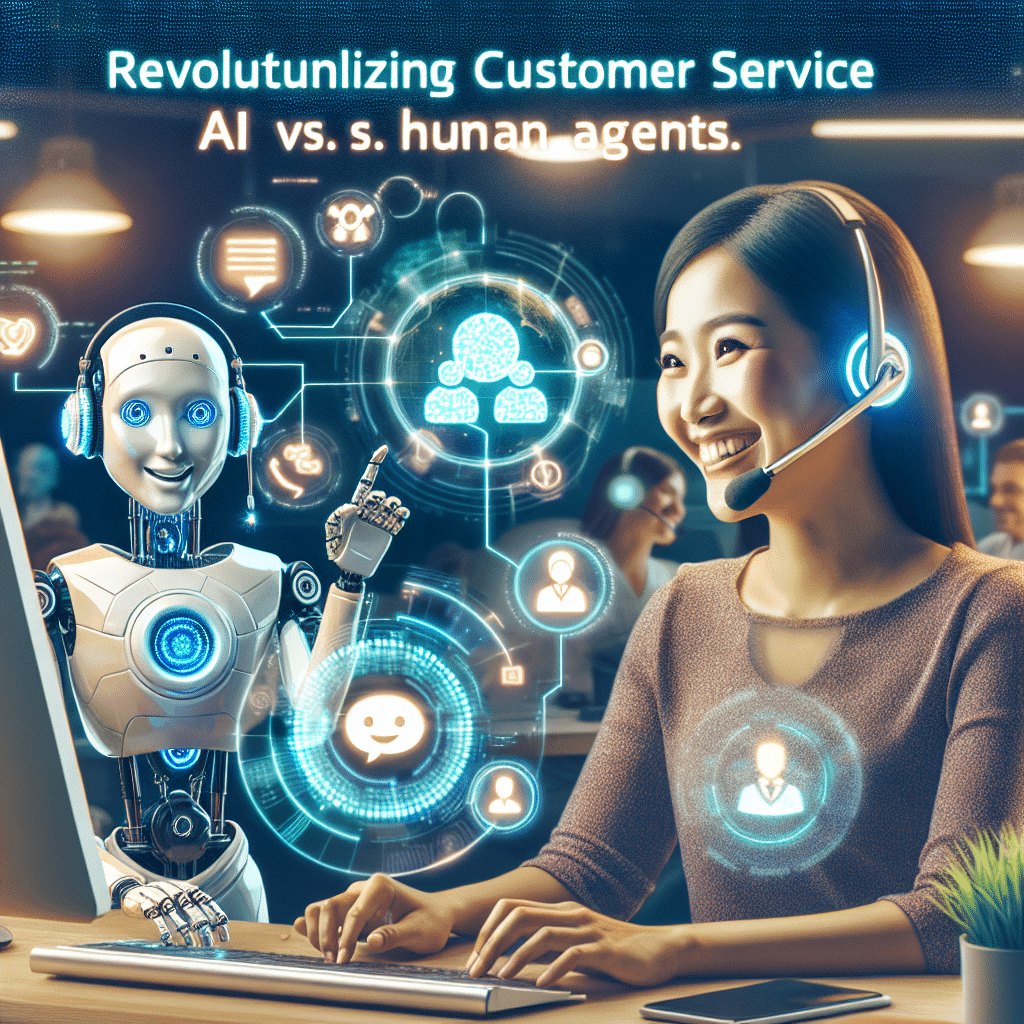 Revolutionizing AI Agents Customer Service Compared with Human Agents