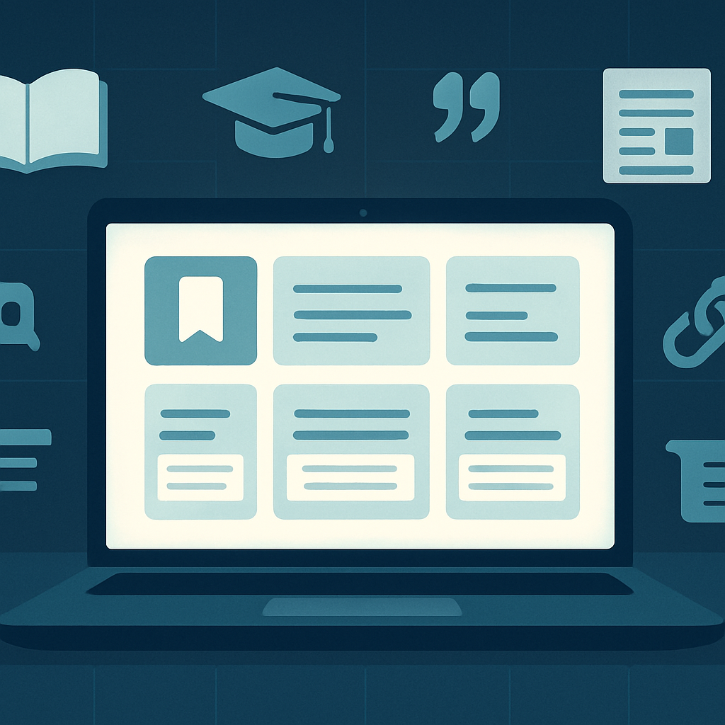 Social Bookmarking Tools for Academic Research and Citation Management