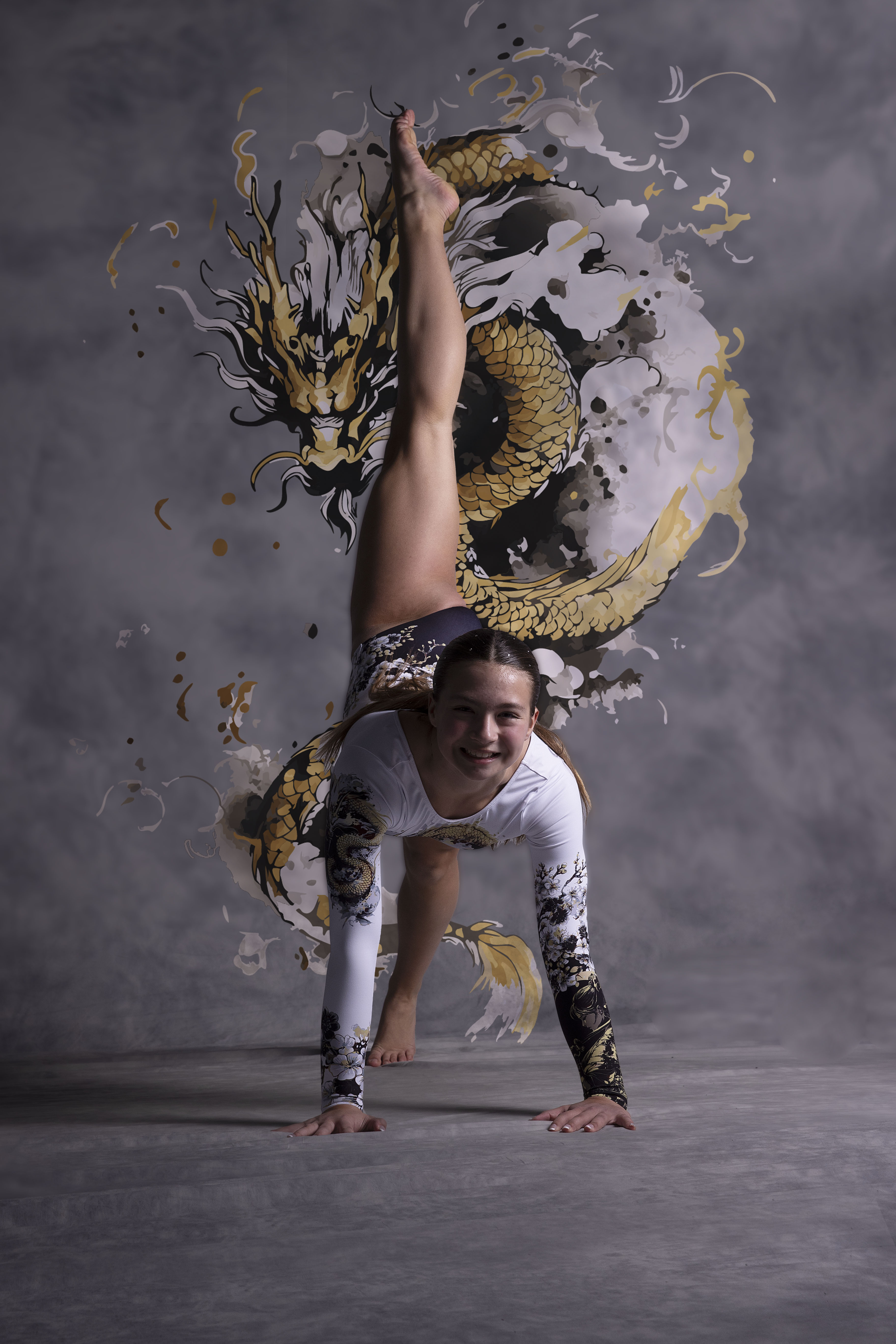 Young gymnast performing at Gymnastics of York